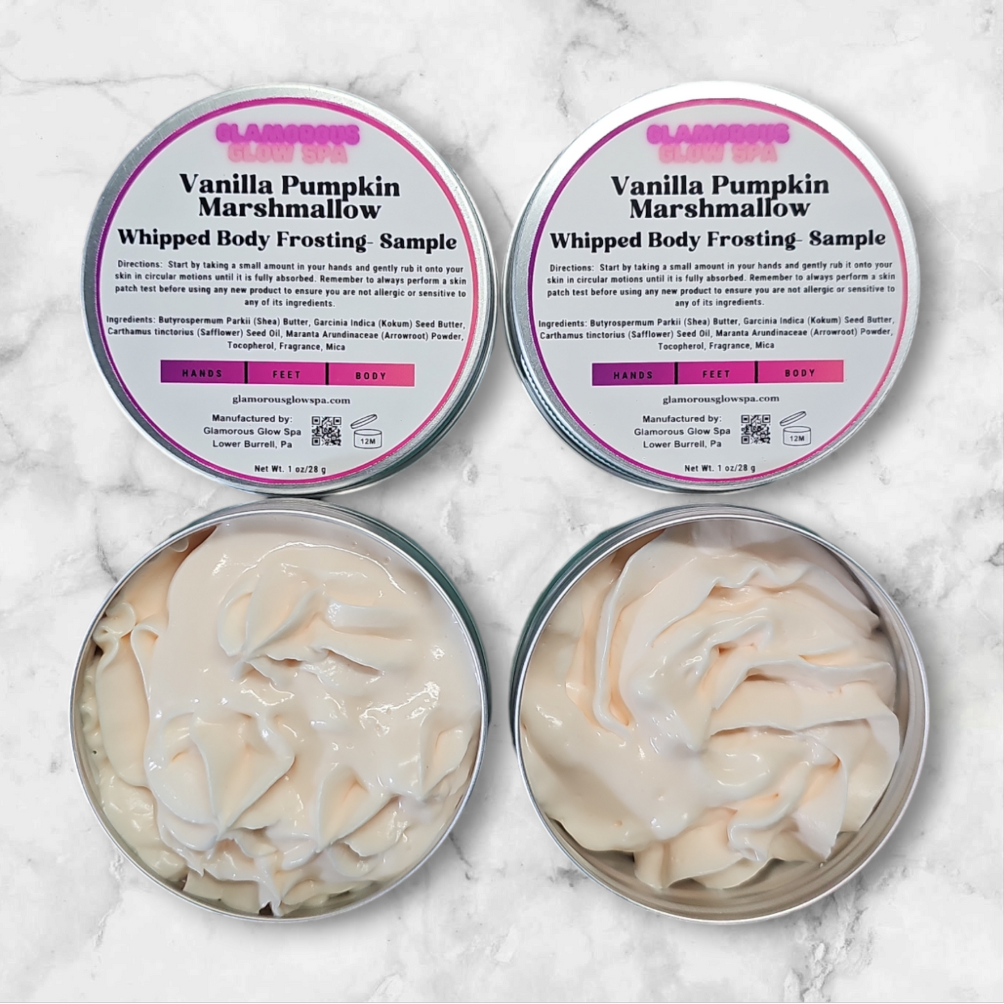 Imperfect- Vanilla Pumpkin Marshmallow Body Frosting Sample